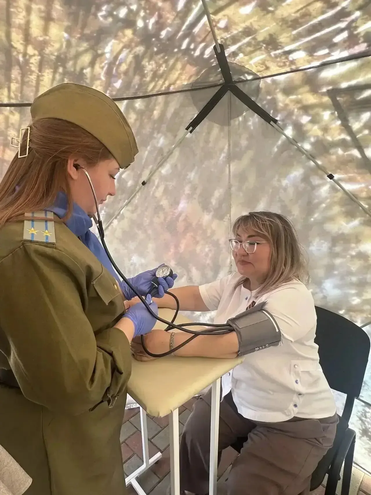 🎖️В селе Летняя Ставка Туркменского МО прошли медицинские мероприятия в рамках празднования Дня Побе