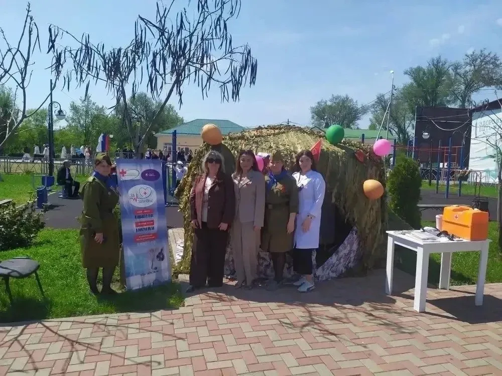 🎖️В селе Летняя Ставка Туркменского МО прошли медицинские мероприятия в рамках празднования Дня Побе