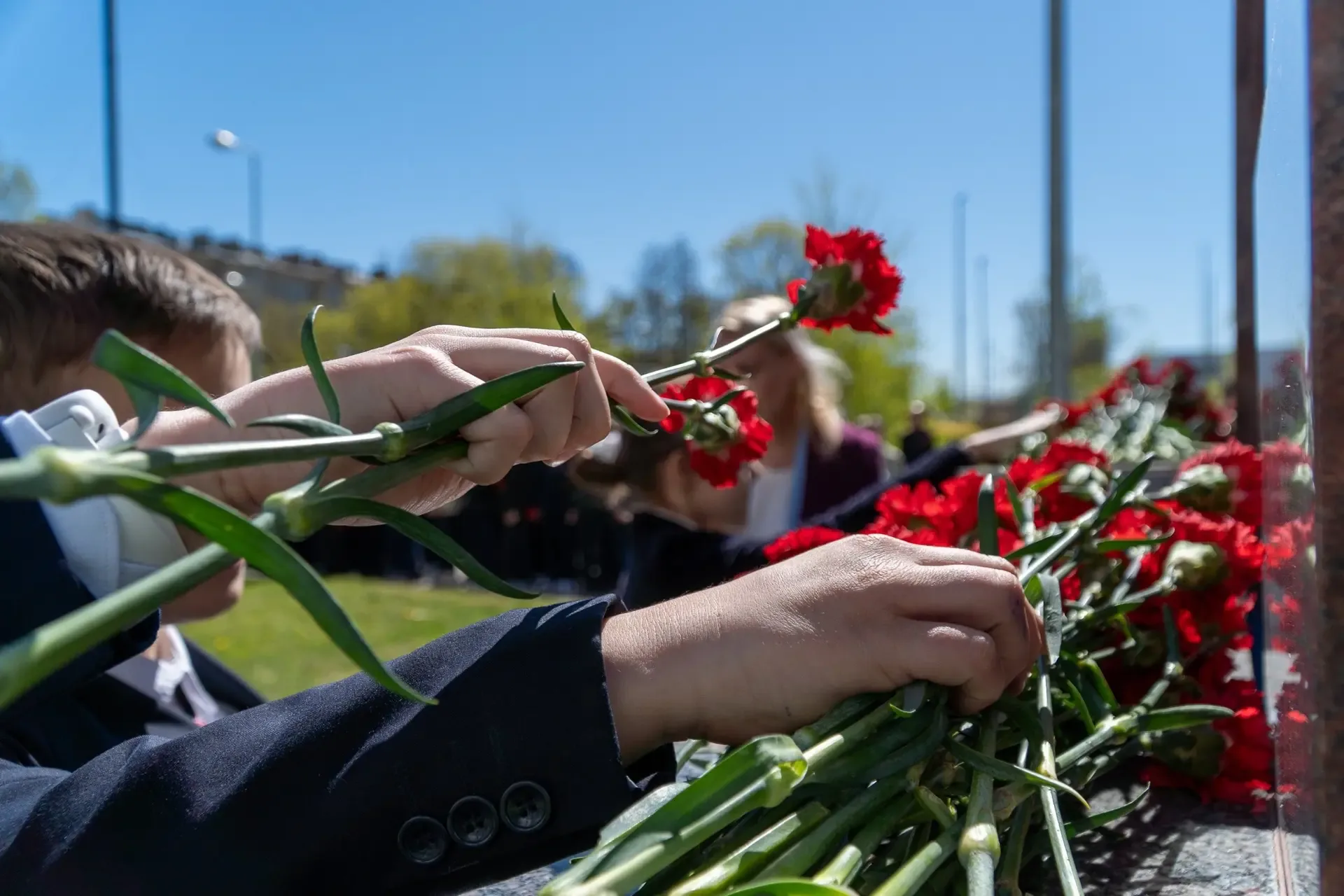 Кульминацией празднования  81-ой годовщины Великой Победы в школе на Глеба Успенского стала торжеств