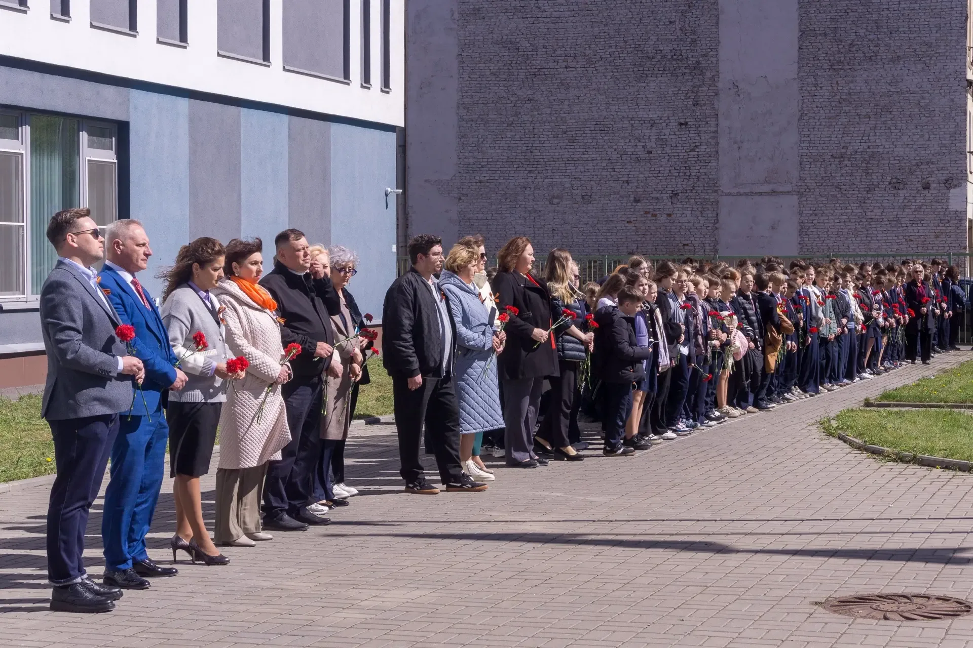 Кульминацией празднования  81-ой годовщины Великой Победы в школе на Глеба Успенского стала торжеств