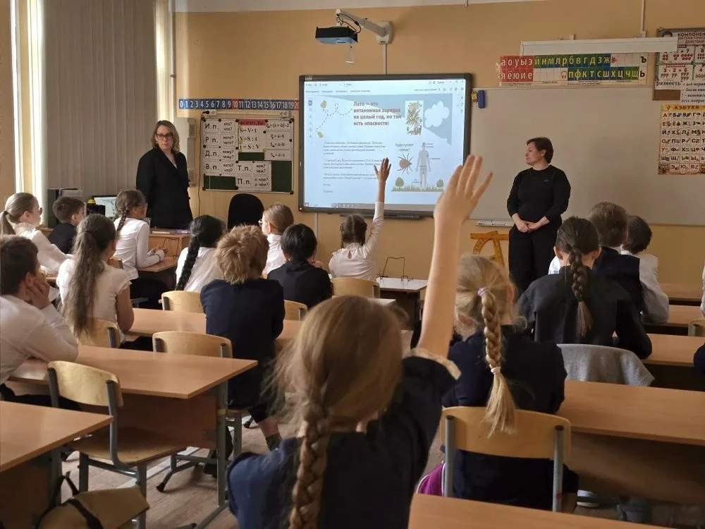 👩🏻‍⚕️УРОК ЗДОРОВЬЯ 🩺   15 мая у нас в школе прошло увлекательное занятие для ребят 4 «Г» класса от д