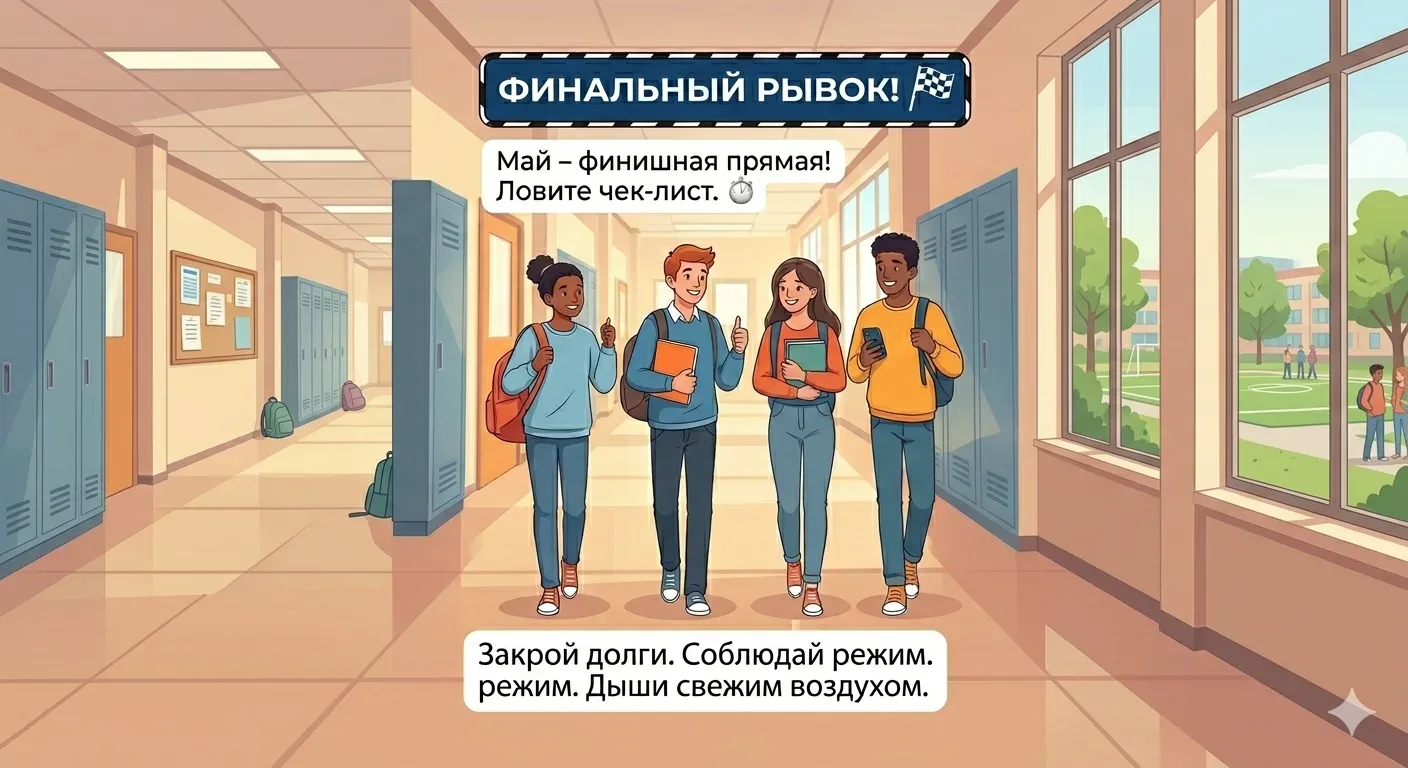 ОСТАЛОСЬ СОВСЕМ ЧУТЬ-ЧУТЬ! ​Май на календаре, а это значит, что до долгожданного лета и каникул оста