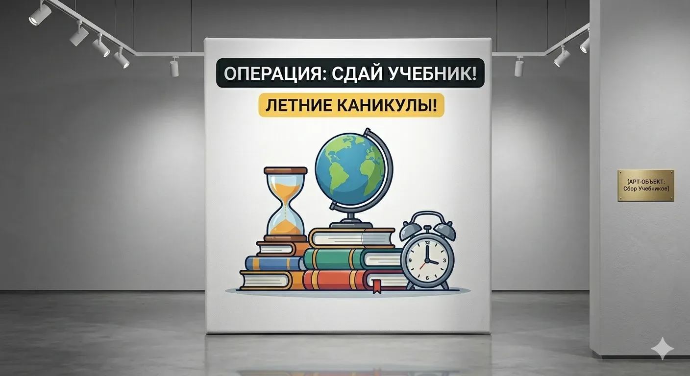 ​📚 ОПЕРАЦИЯ «СДАЙ УЧЕБНИК» ОБЪЯВЛЯЕТСЯ ОТКРЫТОЙ! ​Учебный год почти завершен, а это значит, что приш