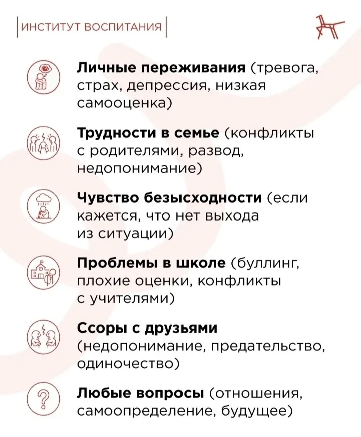 Каждому ребёнку нужен тот, кто выслушает без осуждения  ☎️ Иногда стыдно признаться родителям, страш