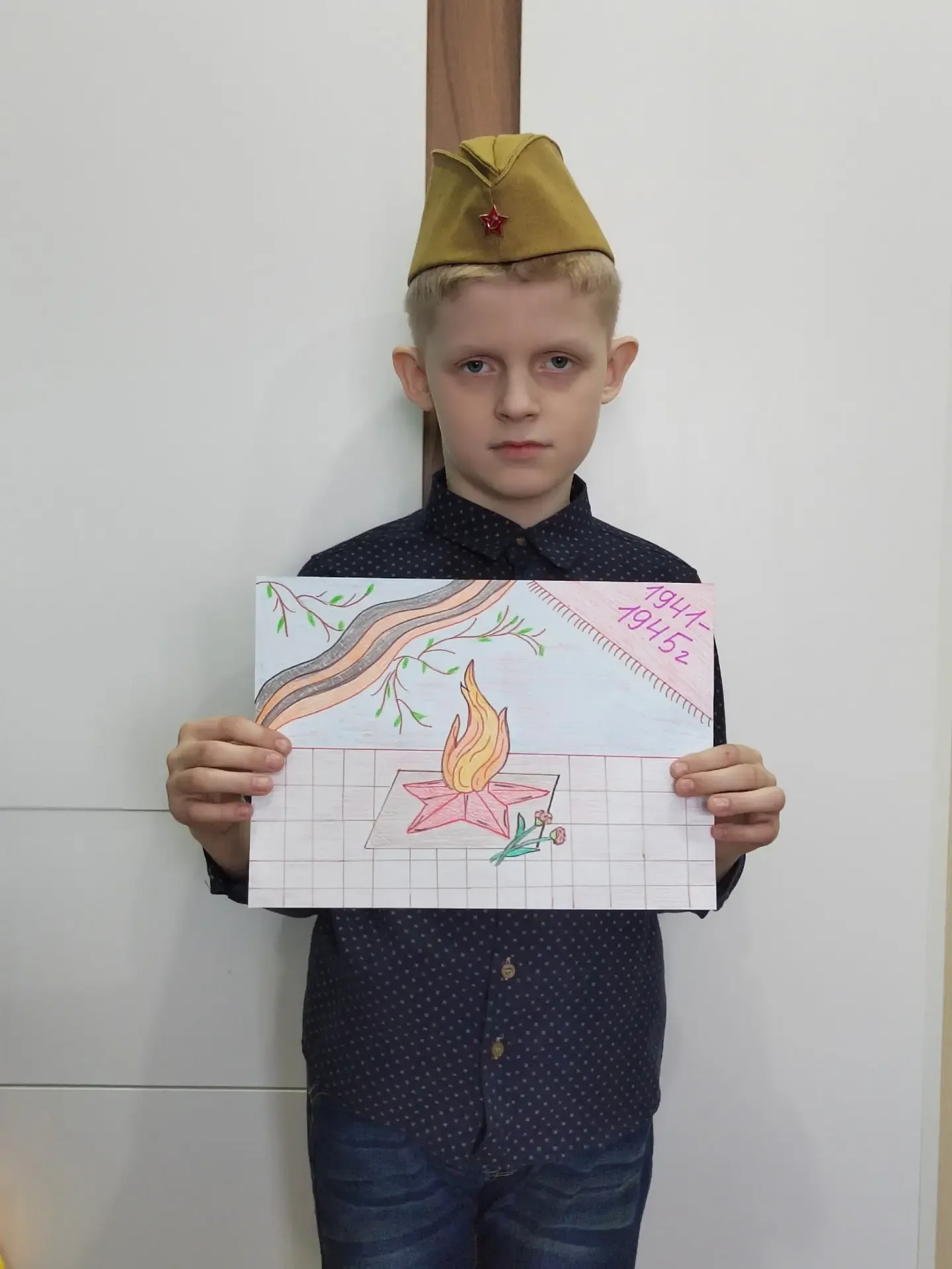 🔥 «ВЕЧНЫЙ ОГОНЬ» В НАШИХ СЕРДЦАХ! 🎨✨  Наши ребята с гордостью принимают участие во Всероссийском кон