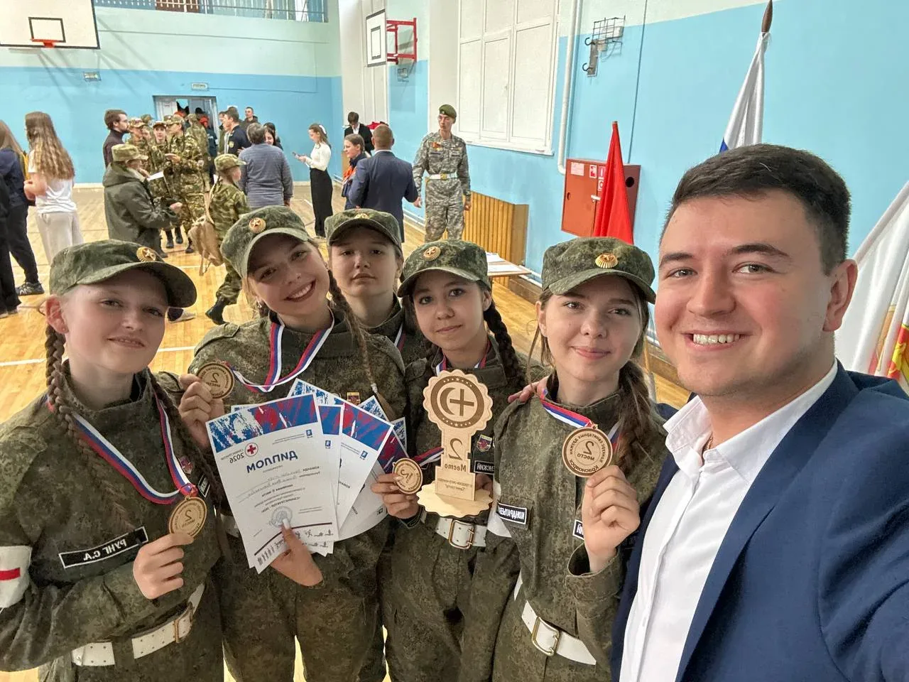 14.05 на базе МБОУ Гимназия 7 состоялся городской этап городского конкурса санитарных дружин "Санинс