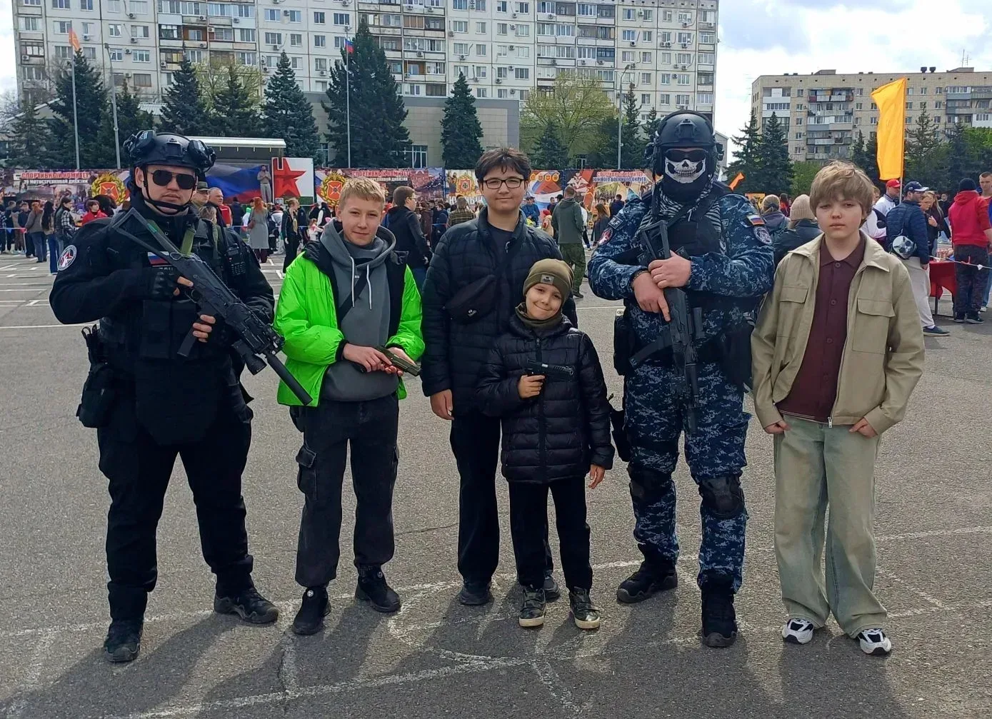 🎉 Спортивный праздник в честь 1 Мая и 81-й годовщины Победы! 🎉  Сегодня, 1 мая, на территории воинск