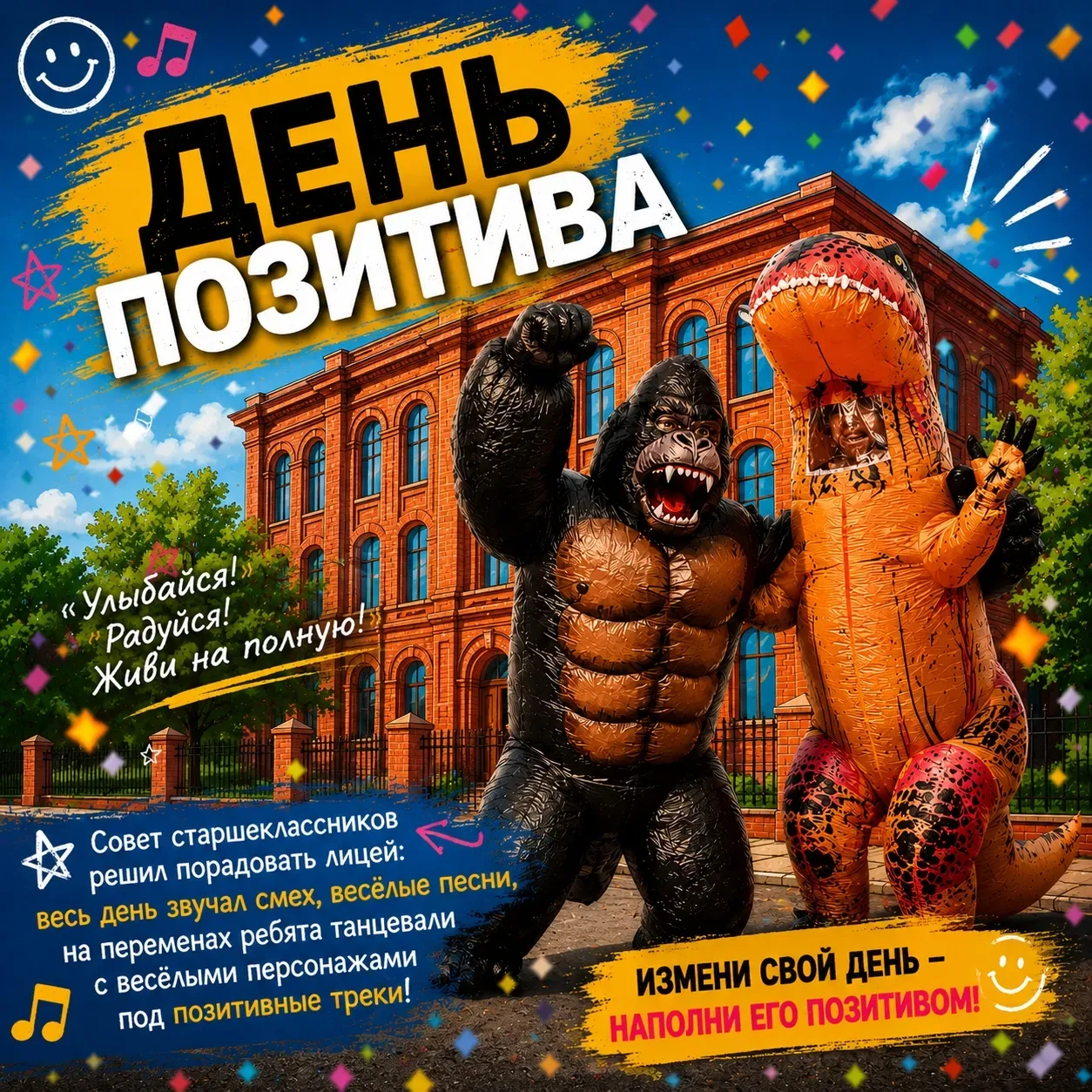 Иногда школе нужен не только учебный ритм, но и день, когда можно просто улыбнуться, выдохнуть и зар