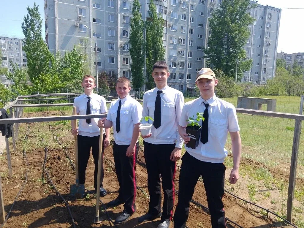 Школьный двор становится зеленее! 🌳 В нашей школе продолжается реализация экологического проекта «Пр
