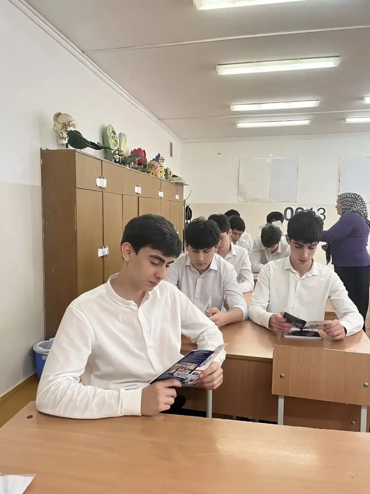 В рамках профориентационной работы сегодня состоялась встреча директора нашей гимназии с представите