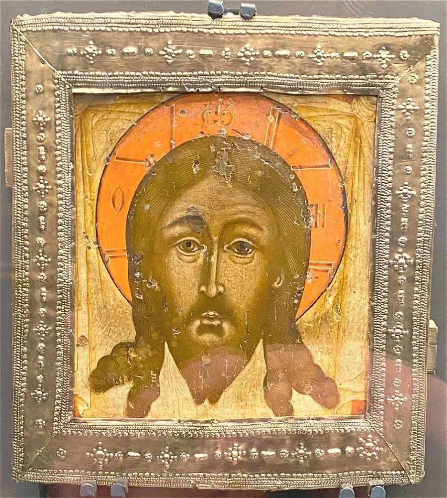 Иконы из коллекции Музея истории Айя Софии.  Собор Св. Софии.  Стамбул.  📷 Владимир Соколов.  Древне