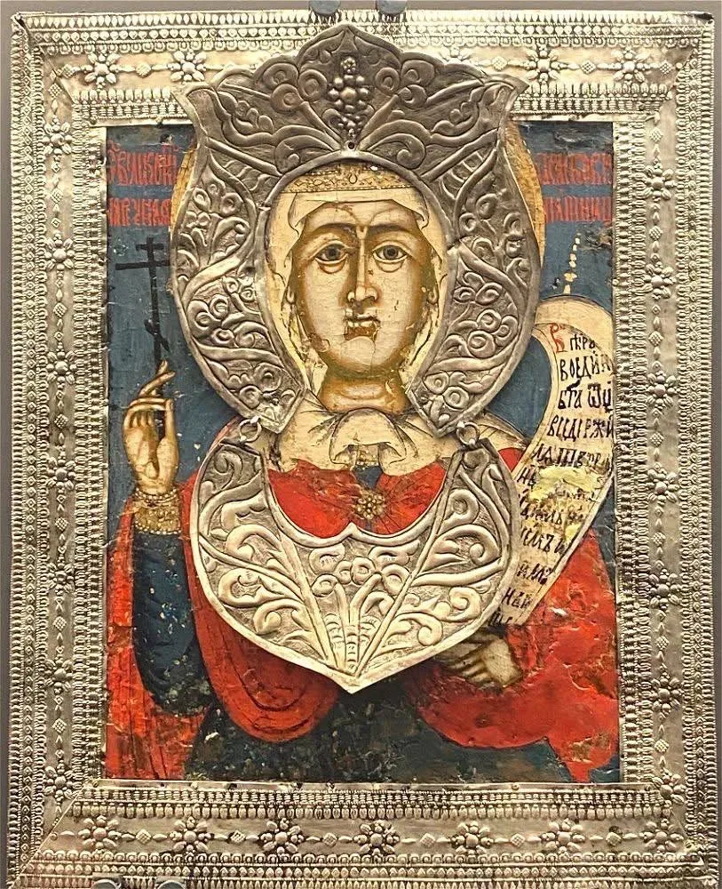 Иконы из коллекции Музея истории Айя Софии.  Собор Св. Софии.  Стамбул.  📷 Владимир Соколов.  Древне