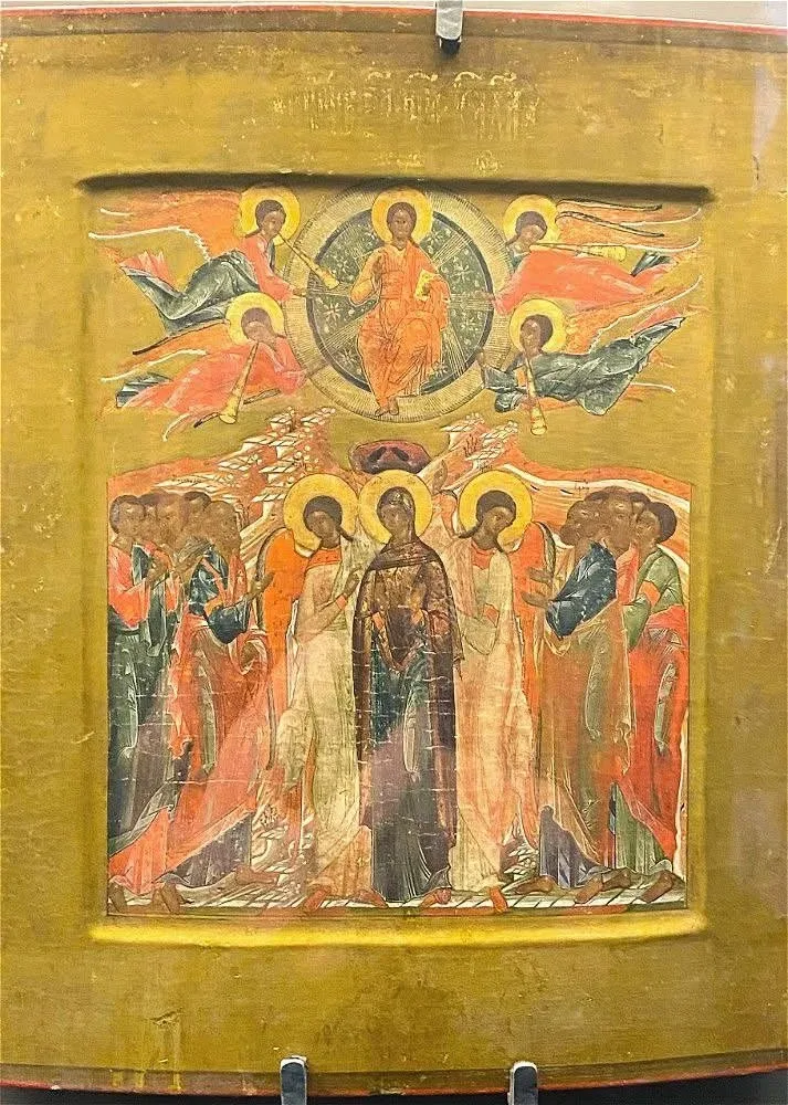Иконы из коллекции Музея истории Айя Софии.  Собор Св. Софии.  Стамбул.  📷 Владимир Соколов.  Древне
