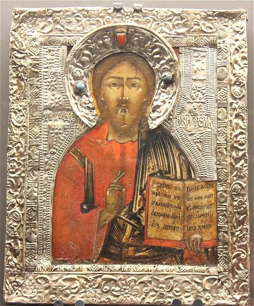 Иконы из коллекции Музея истории Айя Софии.  Собор Св. Софии.  Стамбул.  📷 Владимир Соколов.  Древне