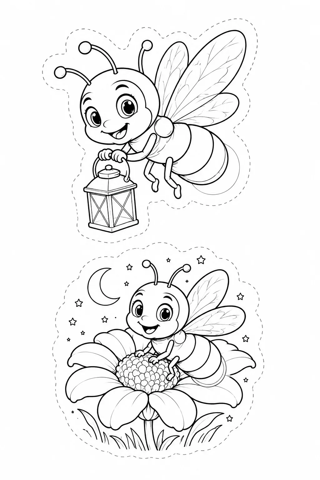 🦋 Милые насекомые-вырезалки! 💛  Что можно делать? 🎨 раскрашивать ✂️ вырезать по пунктиру 🧩 играть и 