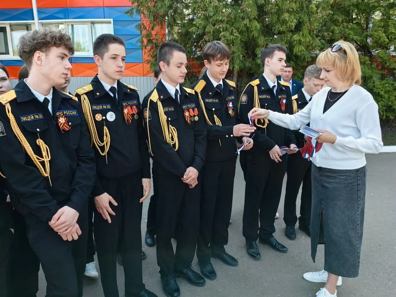 🇷🇺 В единстве народов — сила России 🤝  📢6 мая на территории лицея для обучающихся 9 «К» класса состо