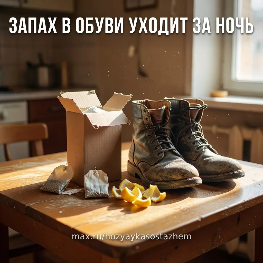 ЗАПАХ В ОБУВИ УХОДИТ ЗА НОЧЬ — СОСЕДКА ПОКАЗАЛА, Я РЖАЛА СМЕХОМ  Муж принёс ботинки. Я чуть не выбеж