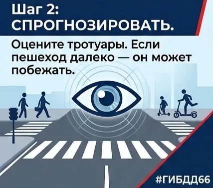 🚦 Пешеходный переход — не просто полосы на асфальте. Это зона повышенной ответственности.  Госавтоин