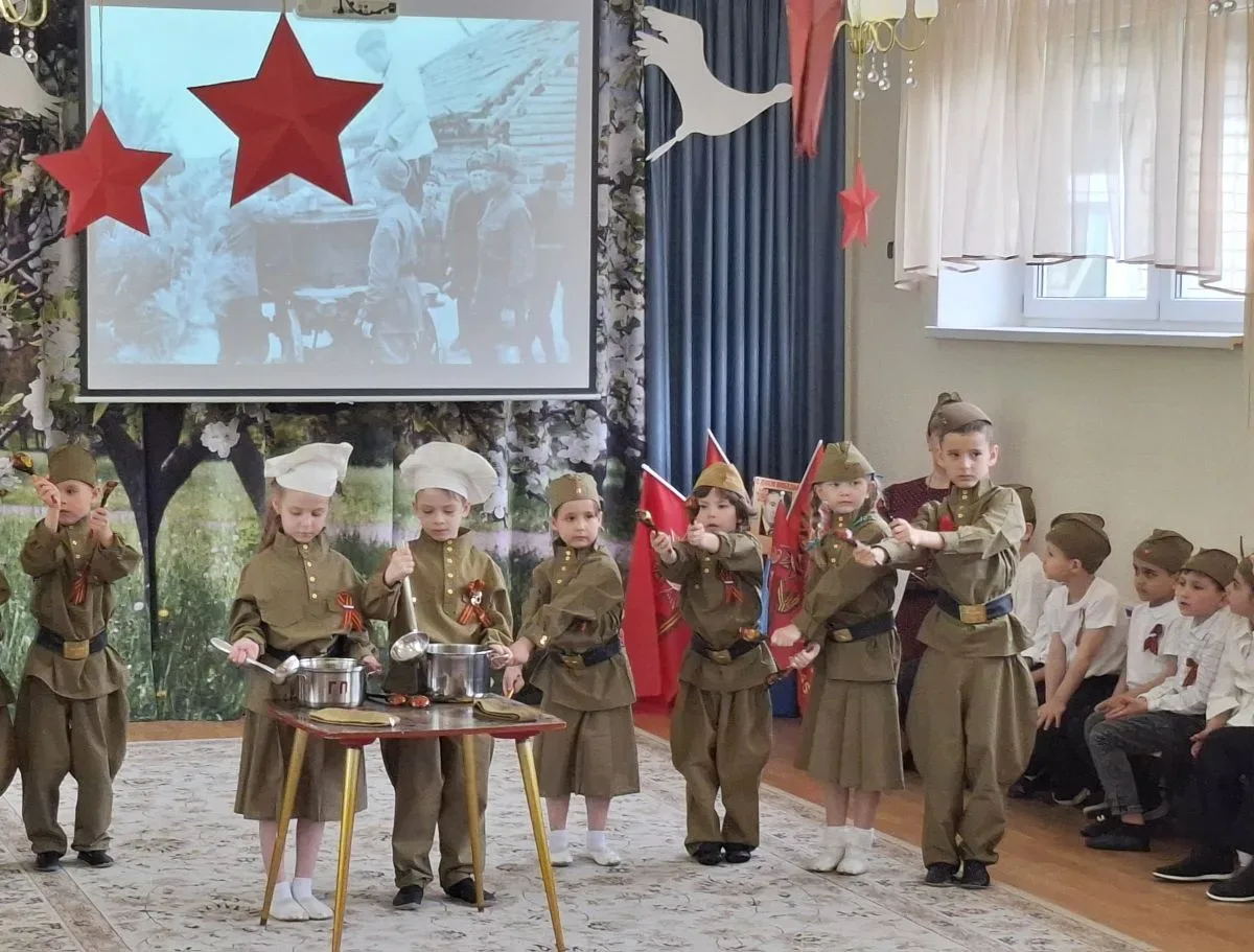 Мы помним...Мы гордимся!🇷🇺⭐️🇷🇺 В преддверии 9 мая, в нашем детском саду прошли мероприятия, посвящен