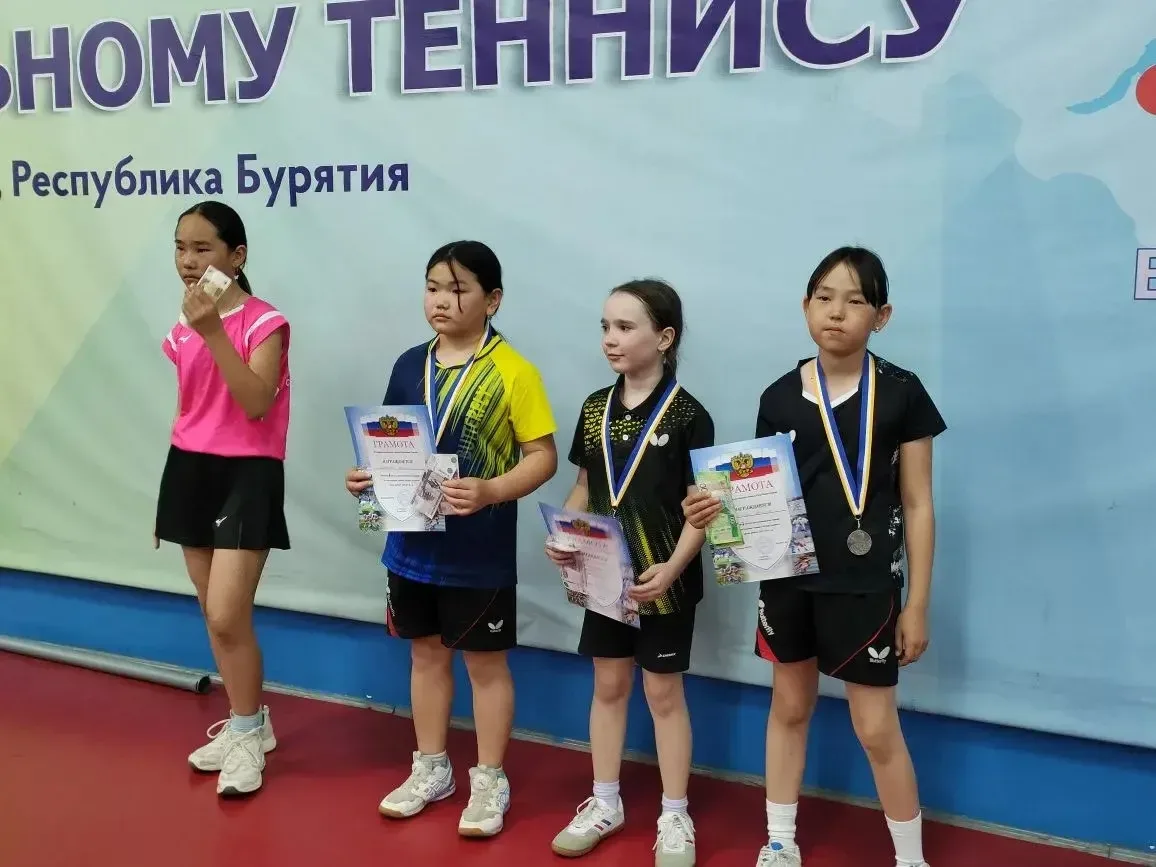 На Республиканском турнире по настольному теннису «Юные таланты», прошедшем в г. Улан‑Удэ, наши спор