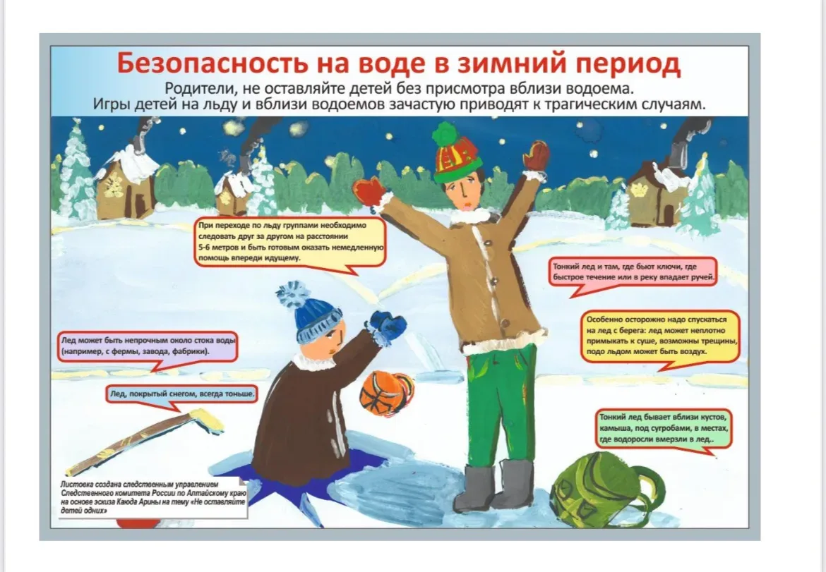 Памятка для родителей «Правила безопасного поведения учащихся в период зимних каникул»  Уважаемые ро