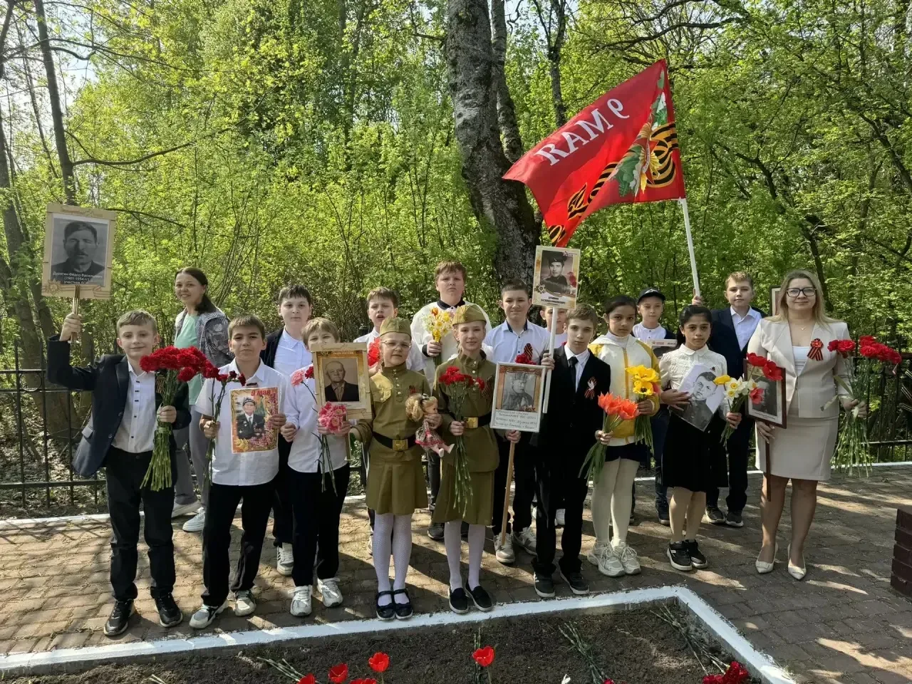 🎗️8 мая ученики, педагоги и родители школы №6 по улице Ромодановские дворики приняли участие в торже