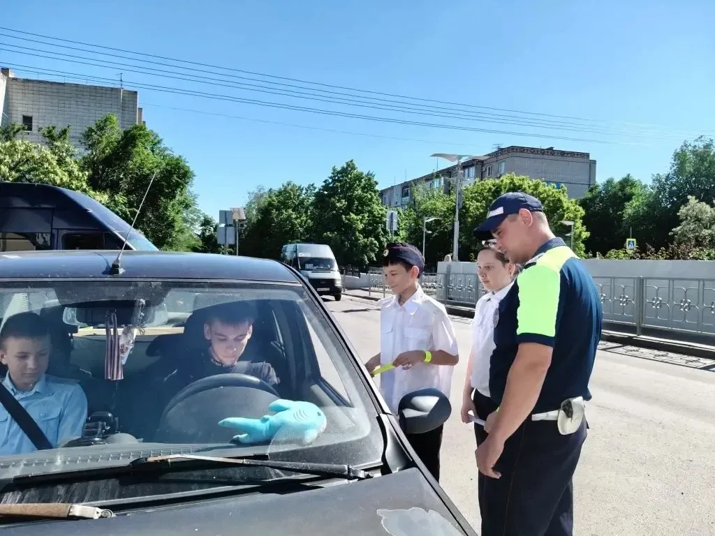 🚸 Профилактическое мероприятие по безопасности дорожного движения  Сотрудниками отделения Госавтоинс