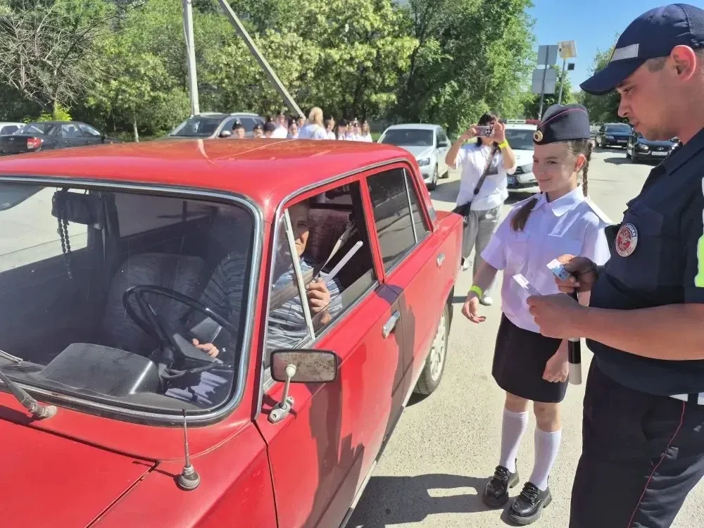 🚸 Профилактическое мероприятие по безопасности дорожного движения  Сотрудниками отделения Госавтоинс