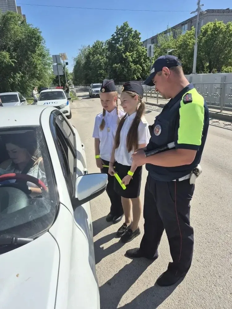 🚸 Профилактическое мероприятие по безопасности дорожного движения  Сотрудниками отделения Госавтоинс