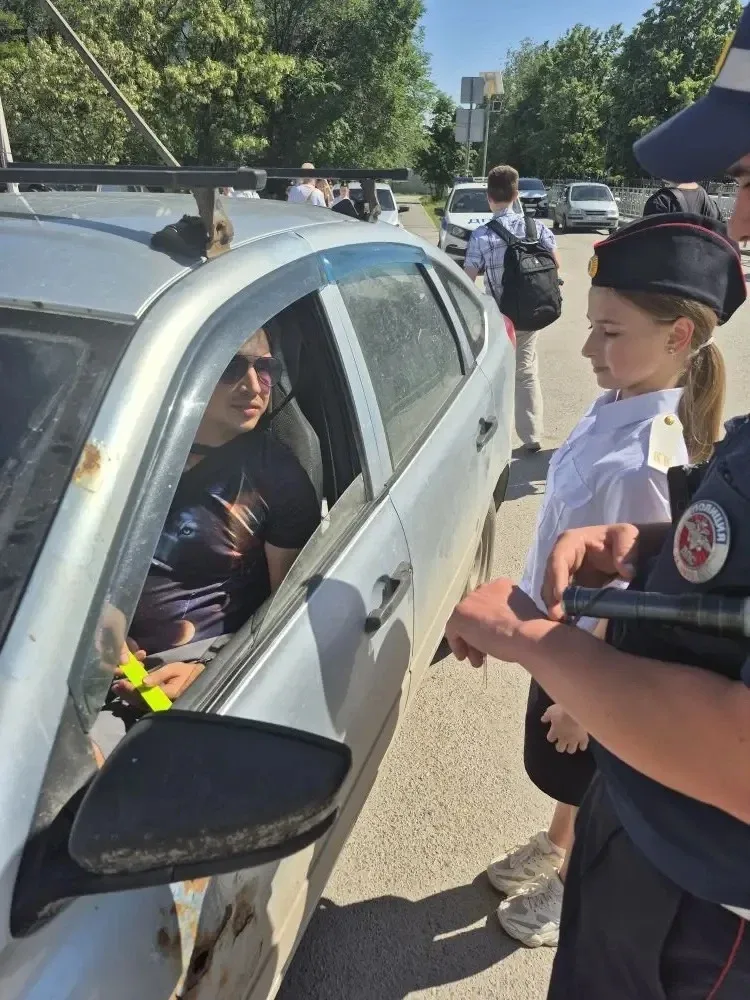 🚸 Профилактическое мероприятие по безопасности дорожного движения  Сотрудниками отделения Госавтоинс