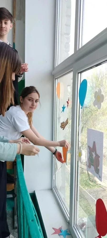 🇷🇺Всероссийская акция «Окна Победы»🇷🇺  💥Наша школа присоединилась к патриотической Всероссийской акц