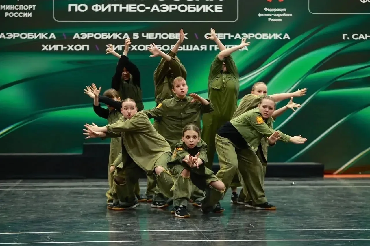 🥇 Первое место на Кубке России по фитнес-аэробике! 🥇  В Санкт-Петербурге, на площадке NOVA ARENA, пр