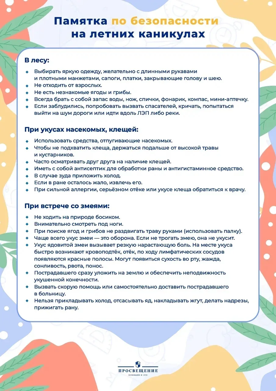 Скоро начнутся каникулы, а значит, самое время напомнить детям о безопасности. Специалисты научного 