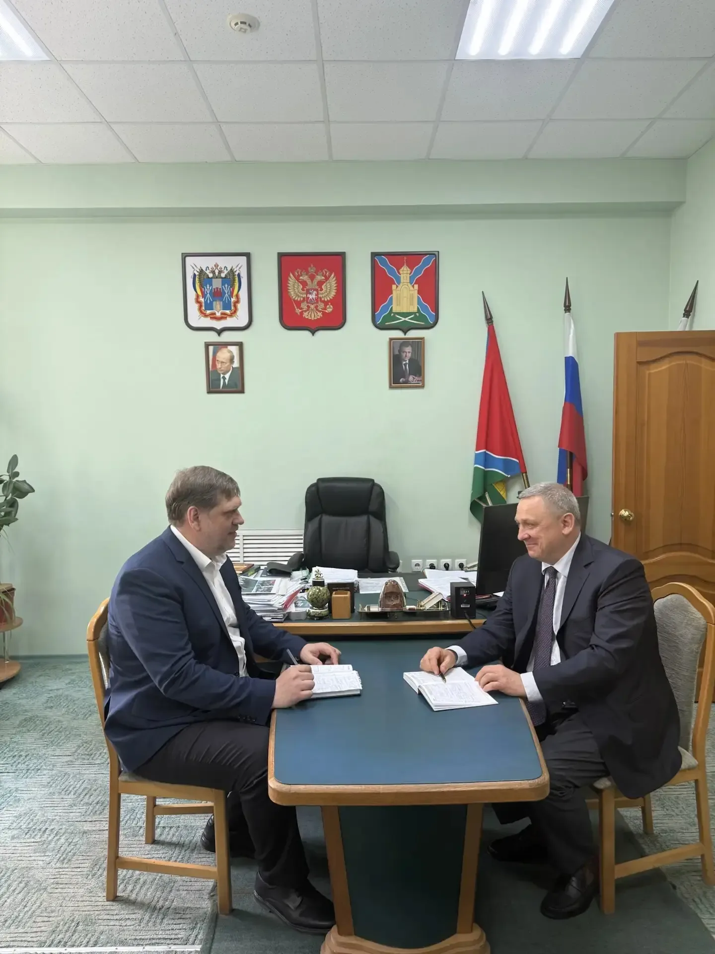 Советник Губернатора Сергей Медведев обсудил развитие Багаевского района  19 мая 2026 года  советник