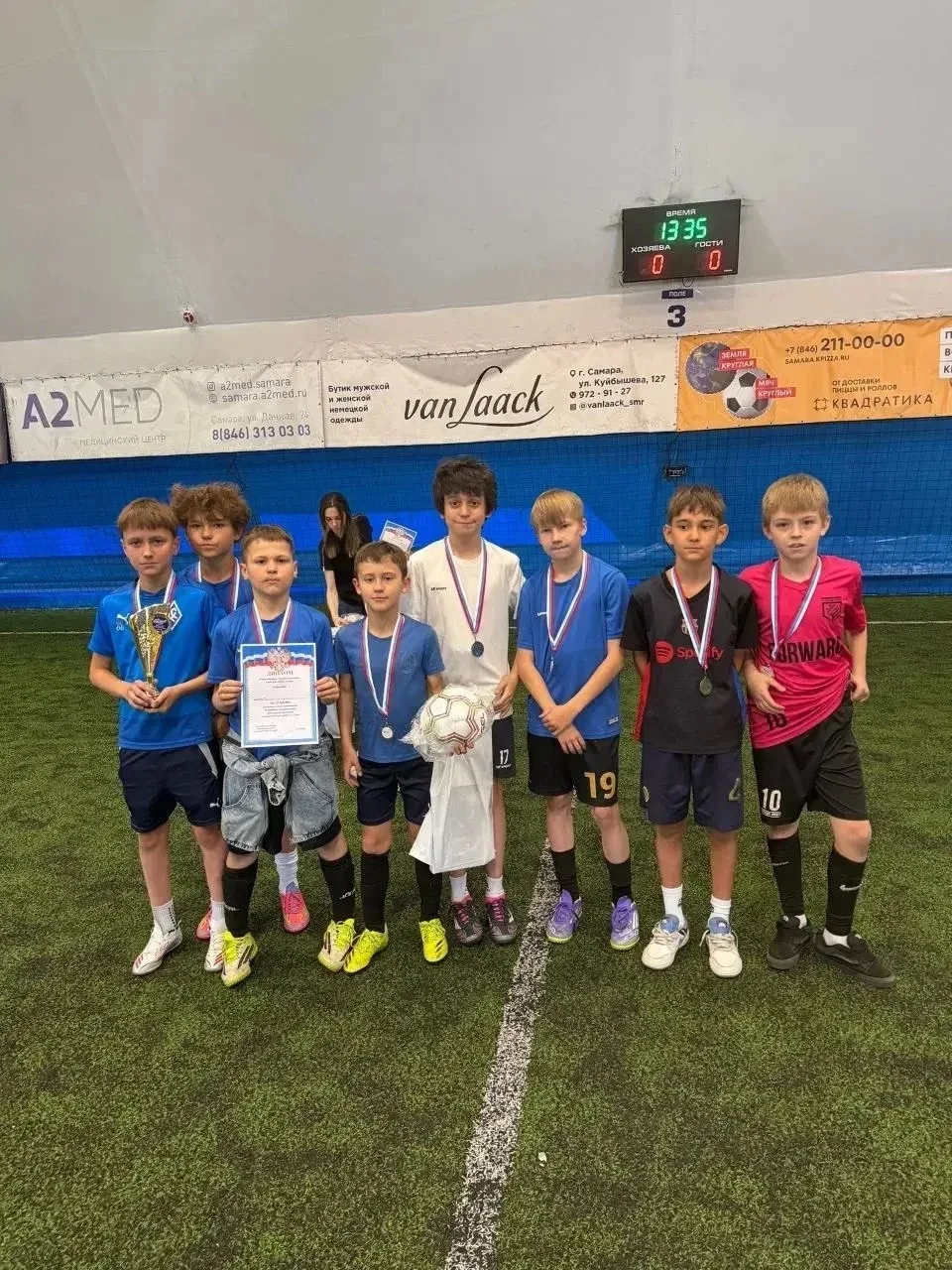 Сегодня завершился ежегодный районный турнир по футболу "Кожаный мяч".   ⚽️Наши ребята вышли из груп