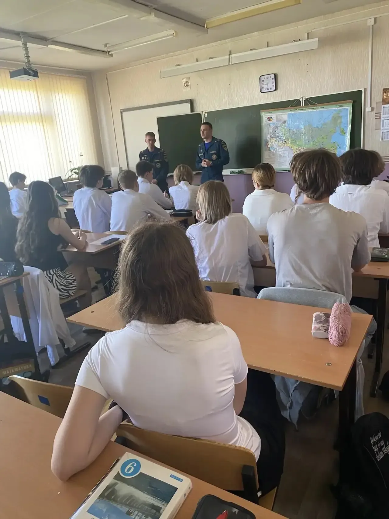 🧑‍🚒 В рамках профориентационных мероприятий представители ФГБОУ ВО «Ивановской пожарно - спасательно