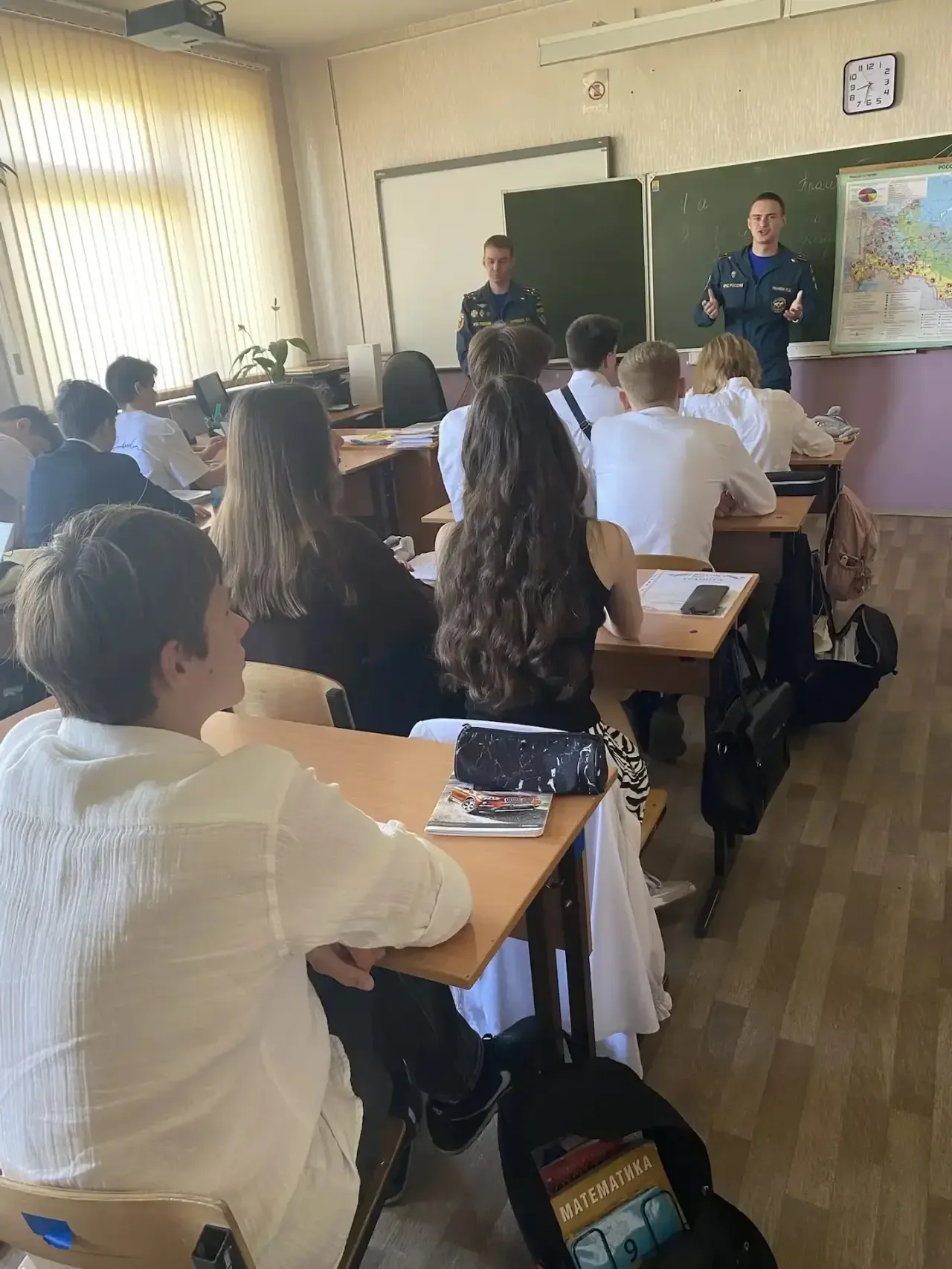 🧑‍🚒 В рамках профориентационных мероприятий представители ФГБОУ ВО «Ивановской пожарно - спасательно