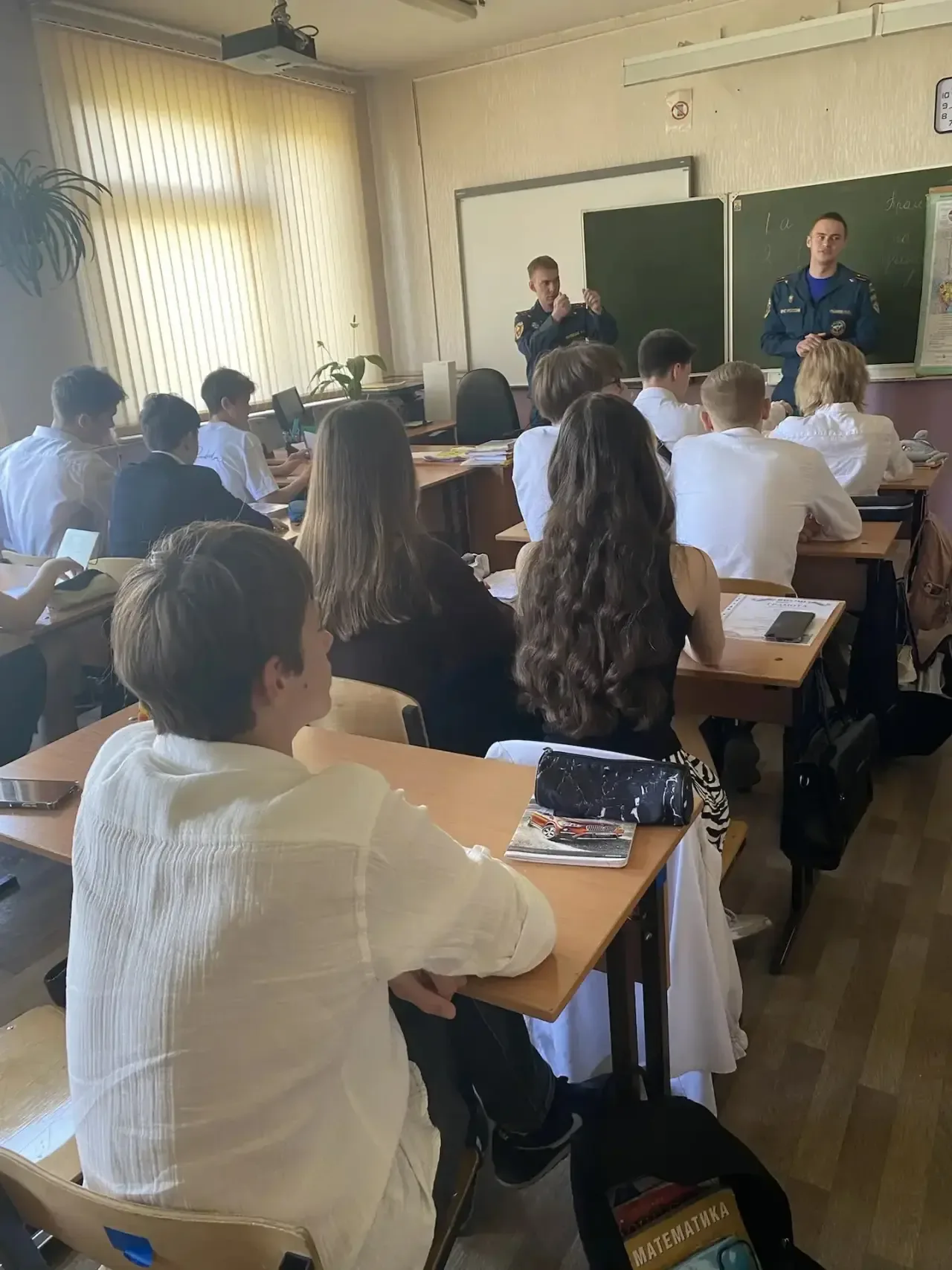🧑‍🚒 В рамках профориентационных мероприятий представители ФГБОУ ВО «Ивановской пожарно - спасательно