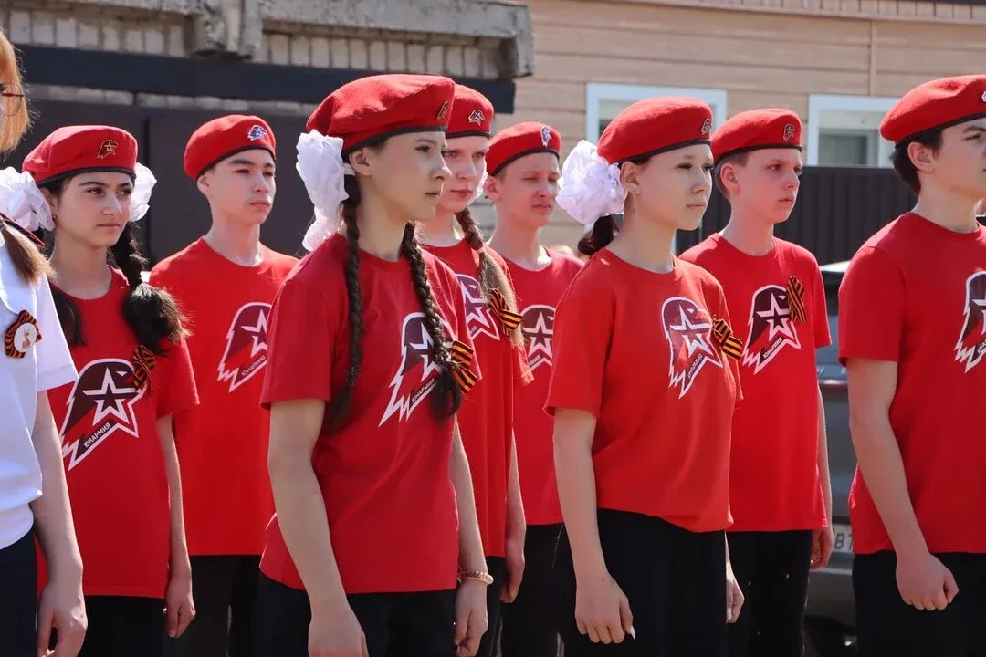 В тёплый майский день, 7 мая, сердца юных патриотов из 7 «Д» казачьего кадетского и 7 «А» юнармейско