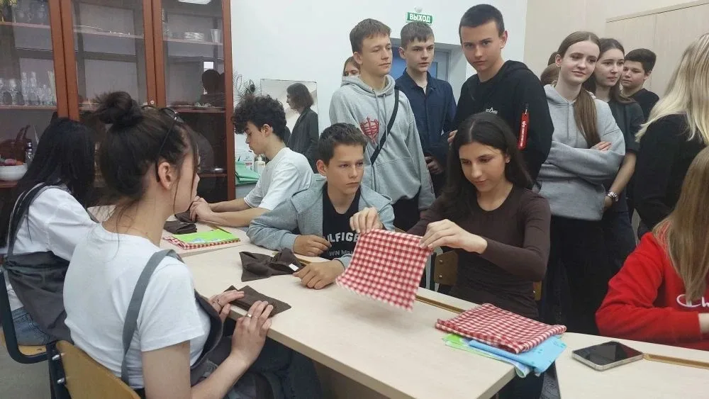 14 мая 9"В" класс приняли участие в Дне открытых дверей в ОГАПОУ "Старооскольский техникум технологи
