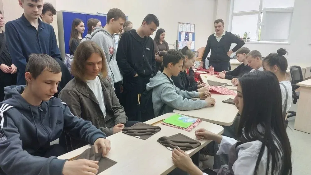 14 мая 9"В" класс приняли участие в Дне открытых дверей в ОГАПОУ "Старооскольский техникум технологи