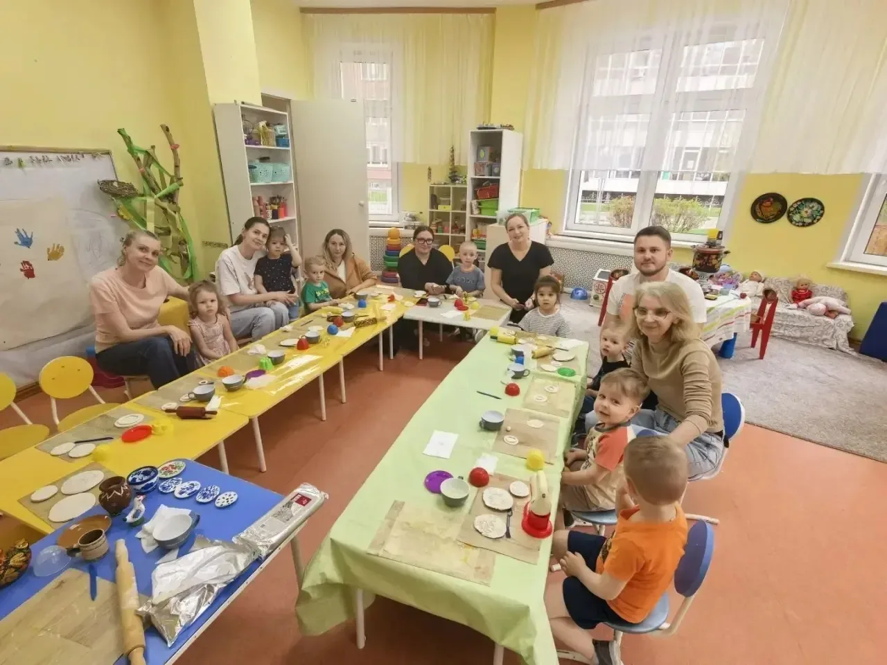 Волшебство глины: мастер-класс для самых маленьких и их родителей  В нашем детском саду, в первой мл