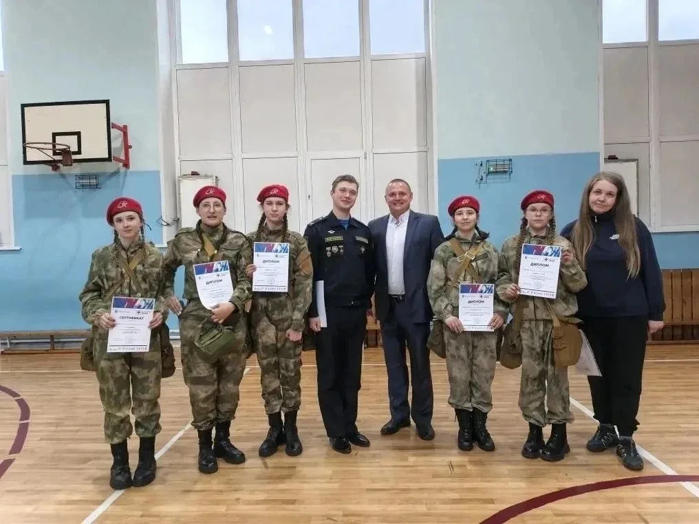 🏆 Смотр-конкурс санитарных дружин «Санинструктор-2026»: наши девушки — в пятёрке лучших!  📌14 мая в 