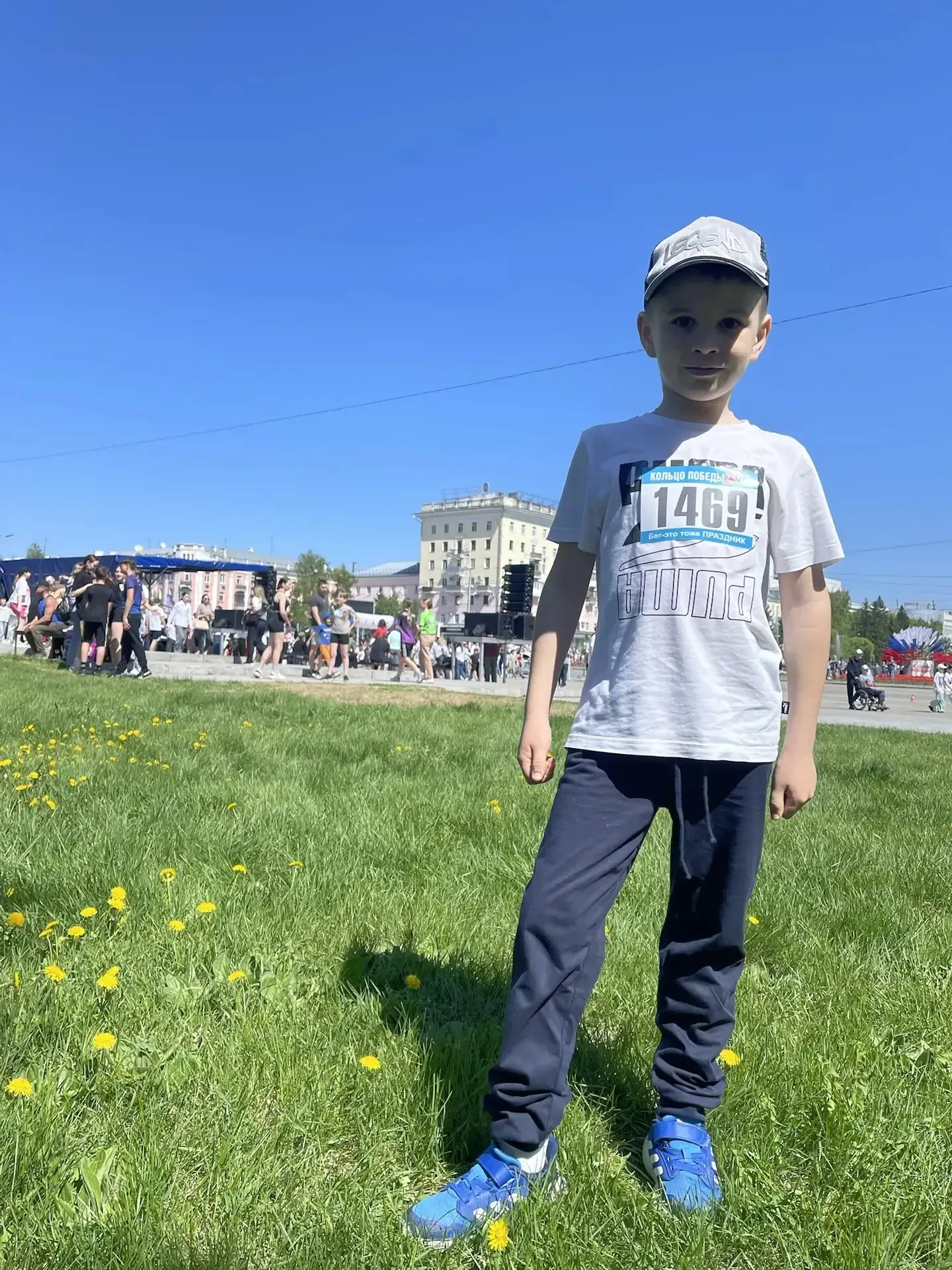 "Кольцо Победы"🏃‍♀️🏃‍♂️       В честь 81-й годовщины Великой Победы, воздух наполнился духом спортив