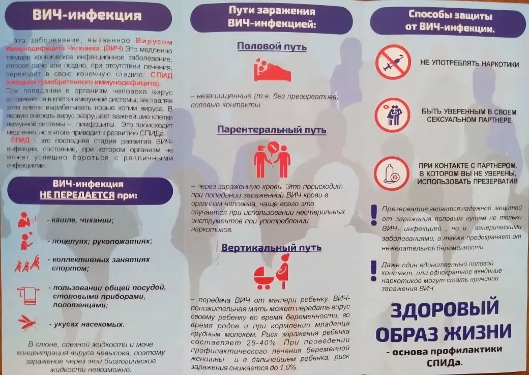 🩺 Важно говорить об этом открыто и без мифов.  В преддверии Всемирного дня памяти умерших от СПИДа в