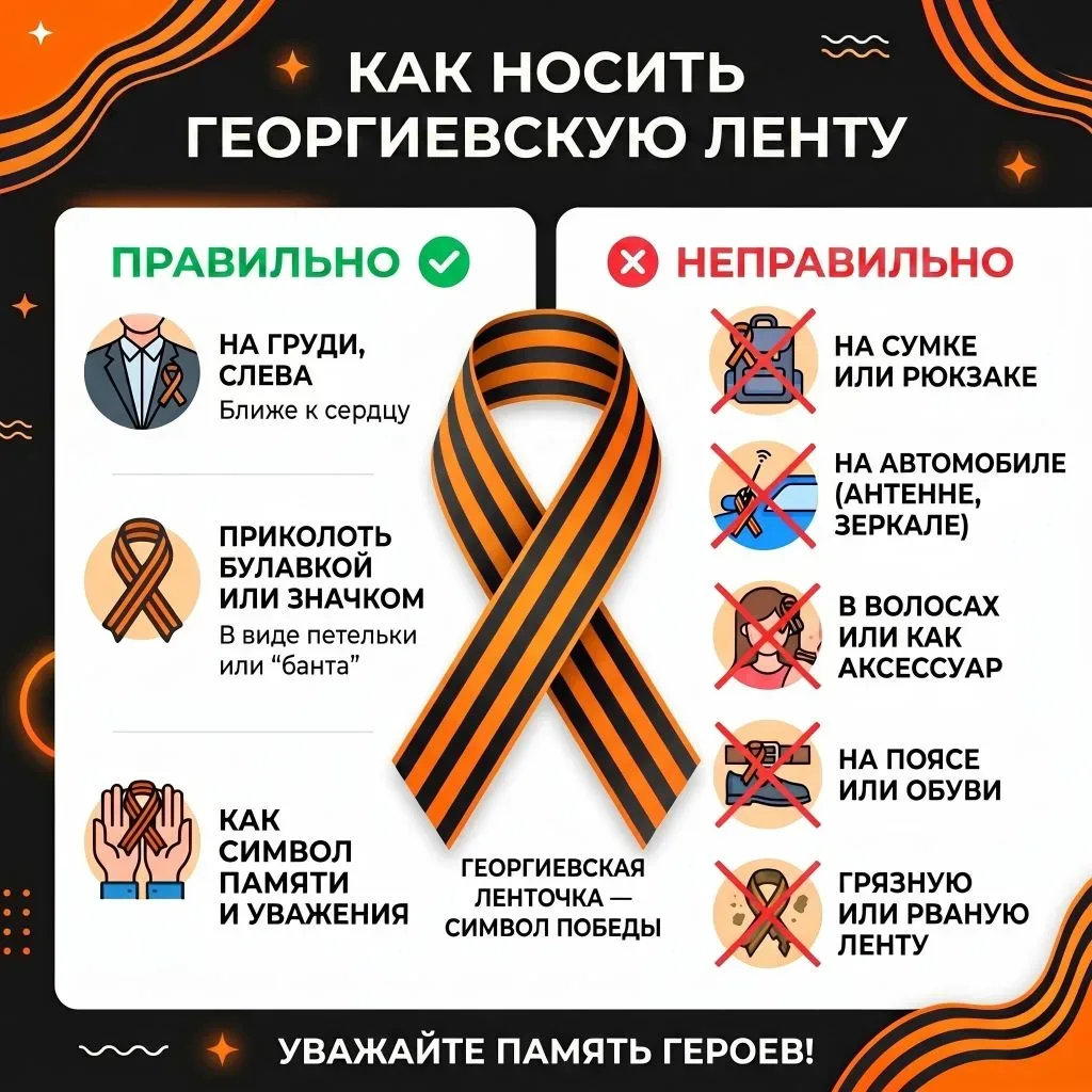 🔉 Всероссийская акция «Георгиевская лента»  ✅ Стартовала с 22 апреля по всей России.   Где получить: