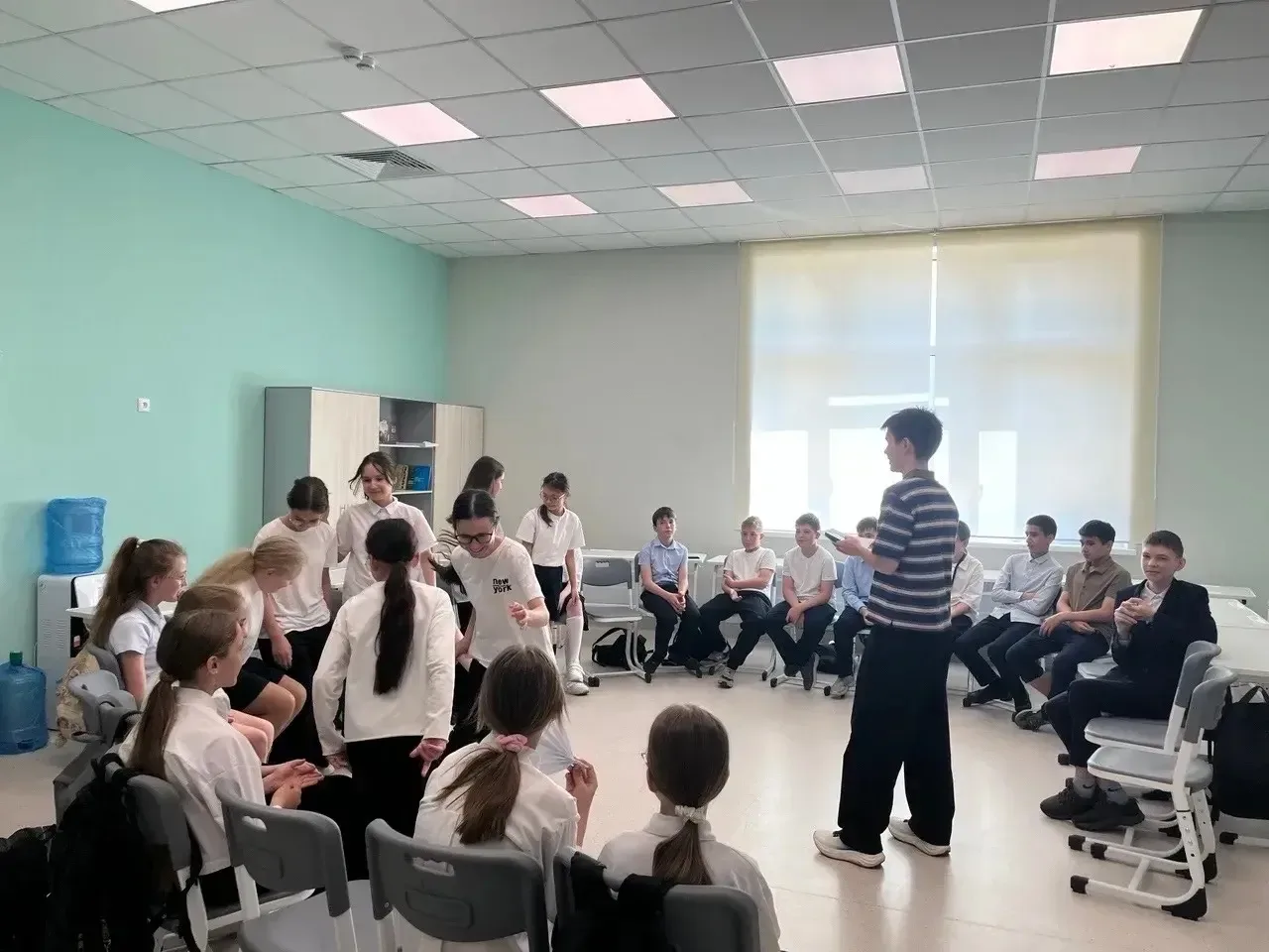 ✅В рамках педагогической практики студенты КФУ организовали для учащихся 5 «К» класса тренинг на ком