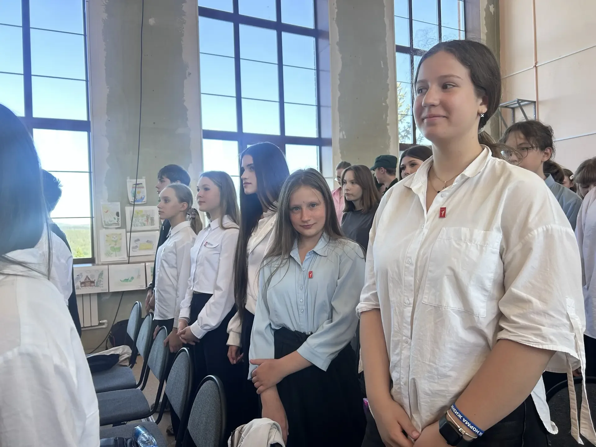 Сегодня в Центральной городской библиотеке прошло торжественное посвящение в ряды «Движения Первых».