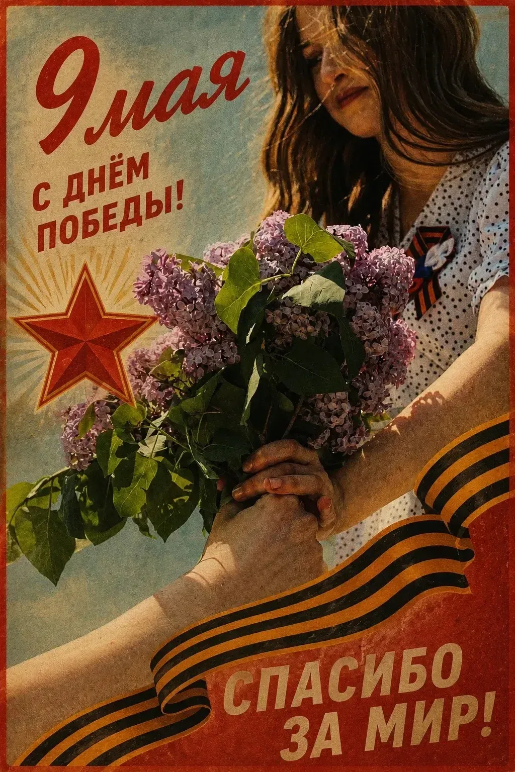 Учащиеся Лицея №10 от всего сердца поздравляют вас с Днём Великой Победы! 🕊️  Вместо тысячи слов они