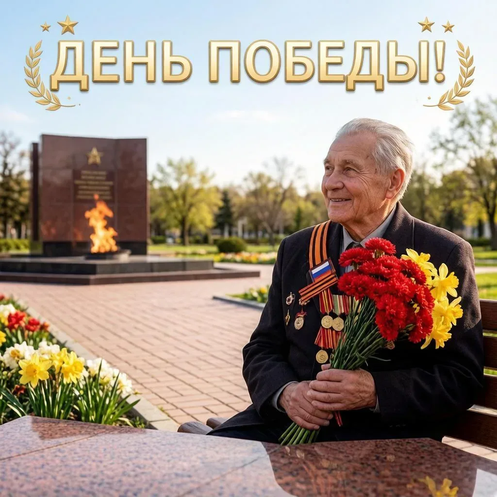 🎖9 Мая — День Победы!🎖️ Дорогие ученики, учителя и родители! 🇷🇺Поздравляем вас с великим праздником 